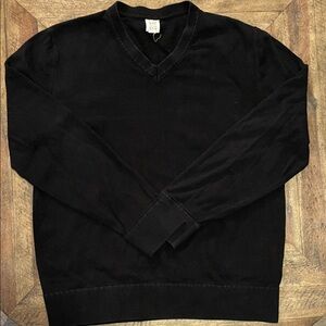 GAP Men's Black V-Neck Sweater